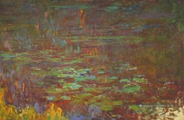 Coucher de soleil à droite Claude Monet Peinture à l'huile